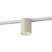 QAZQA Moderni beige kohdevalaisin 1-vaiheiselle kiskojärjestelmälle - Iconic Rondoo Up