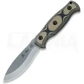FOX Knives Ego TK-FX01, Black/Coyote G10 fixed knife, Alfredo Doricchi design
