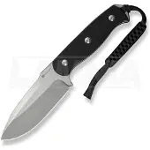 SENCUT Toxodon S24036-1 Stonewashed Black G10, fixed knife