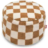 Fatboy Point Teddy pouf Chess Almond Creme