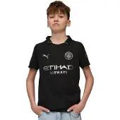 Puma Manchester City Fc 25/26 Replica Poissa Juniori Lyhythihainen T-pait