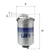Ufi Polttoainesuodatin 24.022.00