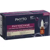 Phyto Phytocyane Anti-Hair Loss Treatment For Women hiustenlähtöä ehkäisevä täsmähoito naisille 12x5 ml