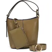 Kate spade new york Halo Mini laukku Nahka 17 cm Oliivinvihreä