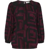 Kaffe Kalorina Amber Blouse - Red - 38