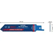Bosch Puukkosahanterä 2608900359; 115 mm
