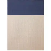 Woodnotes Beach-matto stone/intensive blue 170 x 240 cm