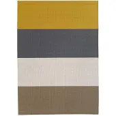 Woodnotes Fourways-matto brass/nutria 170 x 240 cm