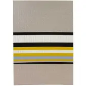 Woodnotes Horizon-matto stone/yellow 170 x 240 cm