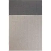 Woodnotes Beach-matto light grey/graphite 170 x 240 cm