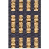 Woodnotes New York -matto dark blue/natural 170 x 240 cm