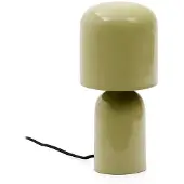 Kave Home Monze-pöytävalaisin vaaleanvihreä K 28 cm