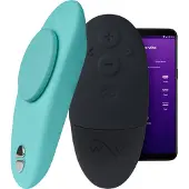 We-vibe Moxie+ - Sovelluksella ja kaukosäätimellä ohjattava klitoriskiihotin (turkoosi)