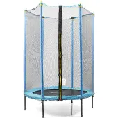 InnovaGoods Trampoliini - - JOUKKOPELI - 140 cm - Turvaverkko - 3-6 vuotta