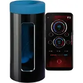 LELO F1s V3 XL - interaktiivinen masturbointilaite - musta-sininen