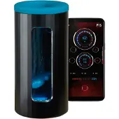 LELO F1s V3 - interaktiivinen mastubaattori - musta/sininen