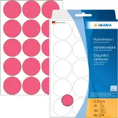 Herma 2276, Punainen, Ympyrä, Selluloosa, Paperi, 24 arkkia, 11,1 cm, 17 cm