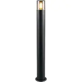 TRIO Hoosic pylväsvalaisin 80cm E27 IP44 musta