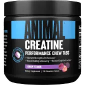 Universal Nutrition Eläin, Creatine Performance Chews, Vihreä, 120 Kastettavaa Tablettia