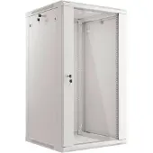 Lanberg WF01-6622-10S, Seinään asennettava laitekehikko, 22U, 60 kg, Näppäinlukko, Kotelon kiskot, Tehostunut kaapelinhallinta