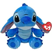 TY Beanie Baby Stitch - (pehme vartalo) - 15 cm sininen