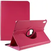 SKALO iPad 10.9 (2022) 360 Litchi Kotelo - Cerise