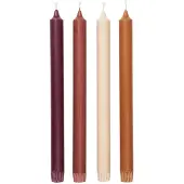 Ferm Living Pure Kynttilät 30 Cm 4 Kpl:n Pakkaus Roseate Blend - Kynttilät Steariini - 1104271426