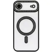 CaseOnline Diamond bling MagSafe kuori iPhone Air - Musta