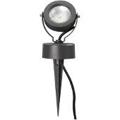 LUCANDE LED-ulkovalaisin Gavin, 33 cm, antrasiitti, alumiini, alumiinia GAVIN, Musta, Alumiini