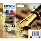 Epson Multipack 16 XL - Täytekynä - musta, syaani, keltainen, magenta (C13T16364022)