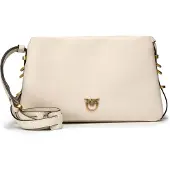Pinko Triplet Crossbody-laukku Nahka 26 cm Beige