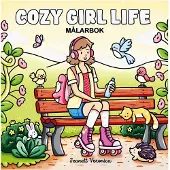 Max Ström BokforlagetMaxStrom Cozy Girl Life Värityskirja