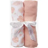 Summerville Organic Musliiniviltti 2-pack, Tropical/Peachy