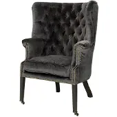 Artwood Churchtown nojatuoli Armchair Avanna Velvet Dark