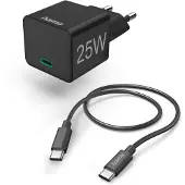 Hama Quick Charger 1x USB-C with Cable 25W PD 1.0m