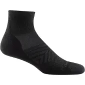 Darn Tough Run 1/4 Ultra-Lightweight with Cushion Juoksusukat Miehet koko L väri musta