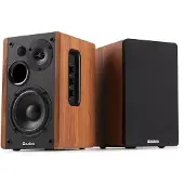 Audizio KS01 aktiiviset kirjahyllykaiuttimet setti 80W puu