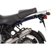 SW-Motech EVO -sivukannattimet - musta. BMW R1100GS / R1150GS / R1150GS Adventure.