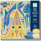 Djeco Askartelusetti - Värillinen Hiekka - Sea Valot - - OneSize - Askartelusetit