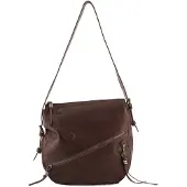 Fredsbruder My Forever Friend Crossbody-laukku Nahka 31 cm Ruskea