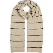 Pieces Pcnorma Long Stripe Scarf Bc - Cream - ONE SIZE