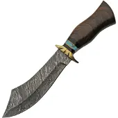 Damascus Scimitar Bowie