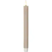 Star Trading LED antiikkikynttilä beige 2kpl 25cm