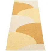 Pappelina Hill matto Ochre/Pale yellow/Cream 70 x 180cm
