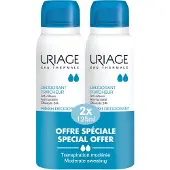 Uriage Deodorantti Freshness Anti-odor Anti-Humidity herkälle iholle 2x125ml