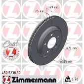 ZIMMERMANN Jarrulevy (1kpl) 450.5238.30