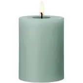 Ester & Erik LED-pöytäkynttilä 67 Jade stone, 10 cm