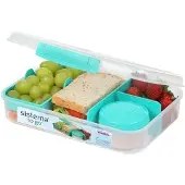 Sistema Bento-eväsrasia lokeroilla ja purkilla 1,48 l, Sistema, Mintgrön