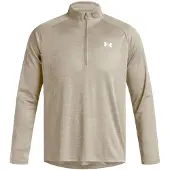 Under Armour Tech Textured 1/2 Zip City Khaki Pitkähihaiset urheilupaidat LG