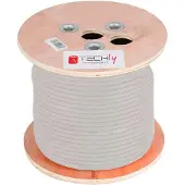 Techly ITP-C6A-FLS305 Cat6A SFTP Kierretty Parikaapeli 305m 100% CU Harmaa (ITP-C6A-FLS305)